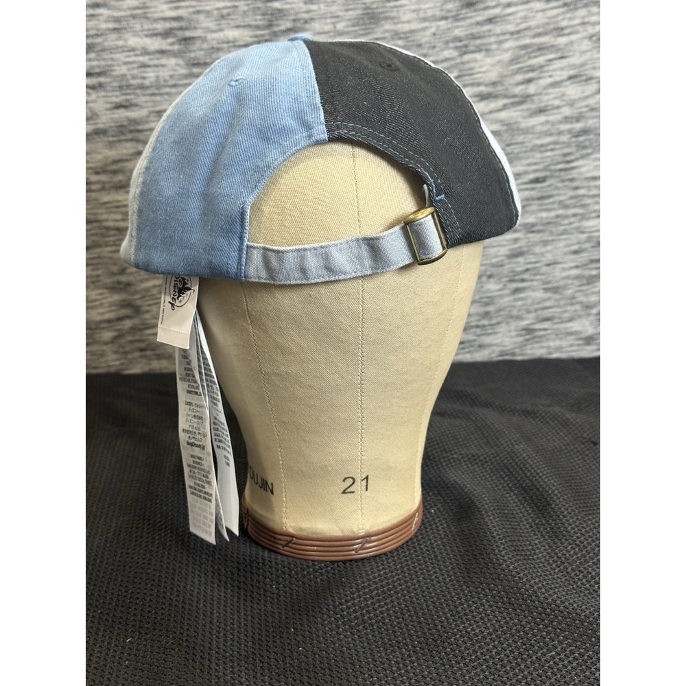 Disney Parks Zootopia Yak Yoga Denim Adjustable Baseball‎ Hat NEW Colorblock - Picture 5 of 9
